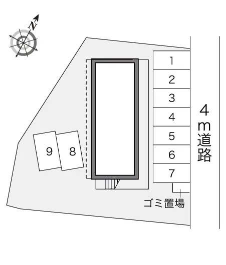 ★手数料０円★取手市本郷５丁目　月極駐車場（LP）